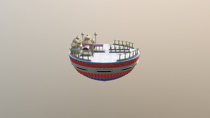 Dende's Lookout / Kami's Temple 3D Model