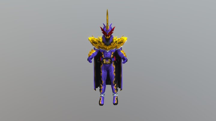 Kamen Rider Calibur Jaou Dragon 3D Model