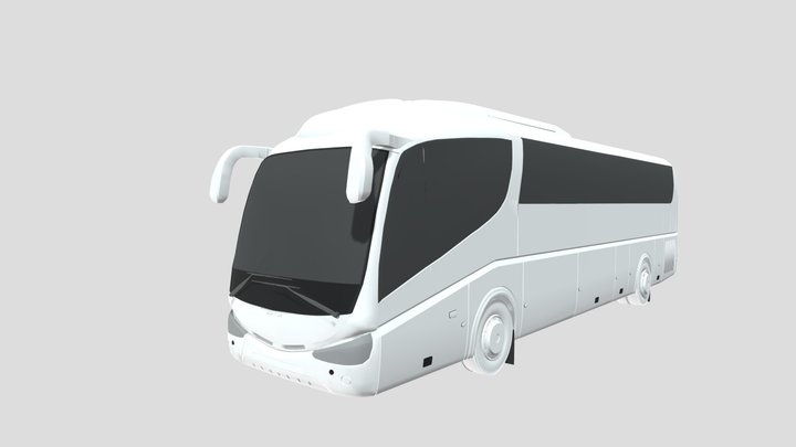 Bus irizar i6 medium poly 2011 3D Model