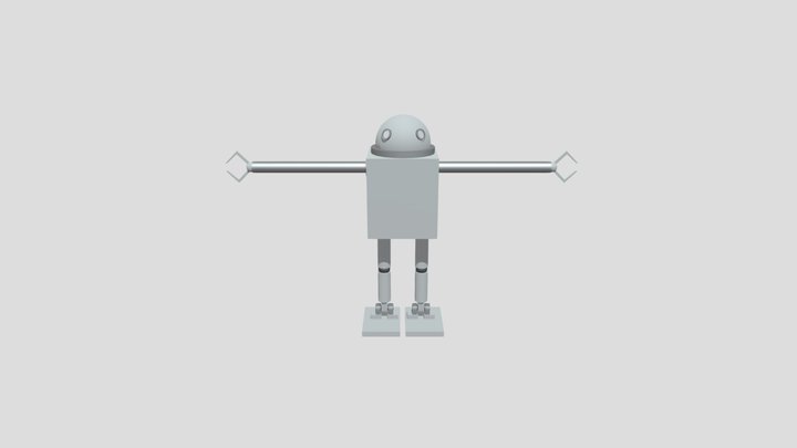 Little Robot 3D Model