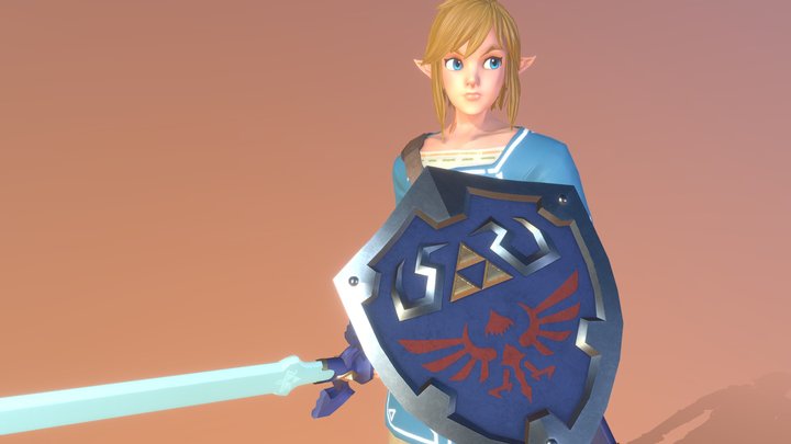 Link - Breath of the Wild 3D Model