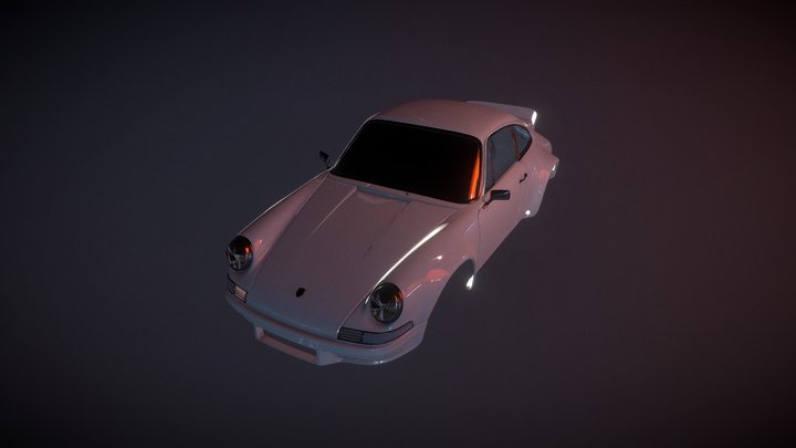 Porsche 1973 3D Model
