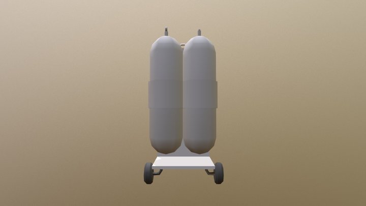 氧气瓶 3D Model
