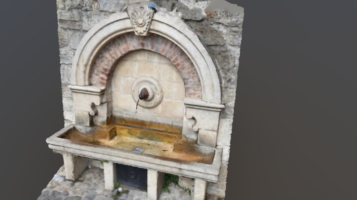 Fontana in Piazza San Michele a Celico 3D Model