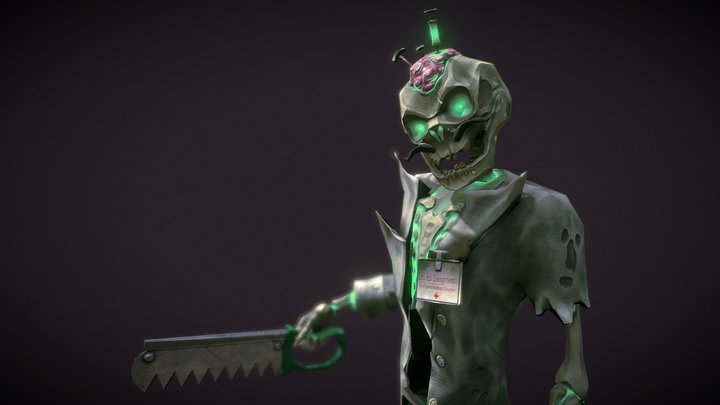 Doctor El Sangriento (Shiny Brain) Pose 3D Model