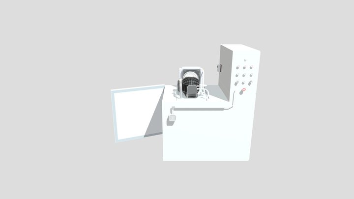 Chambre froide Didatec thermostat 3D Model