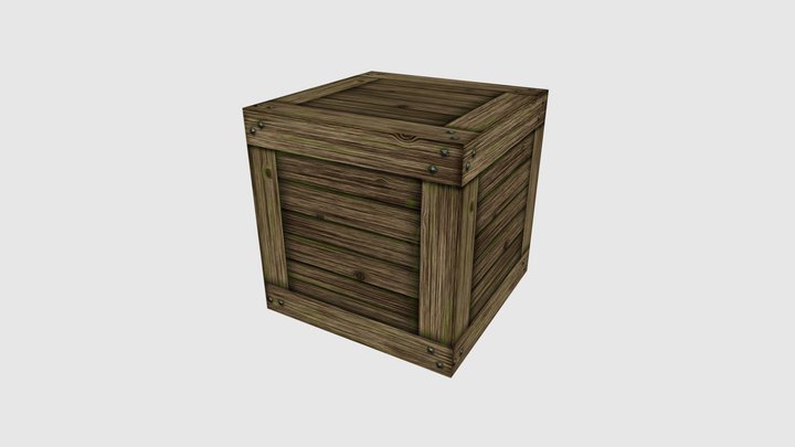Crate 3D Model