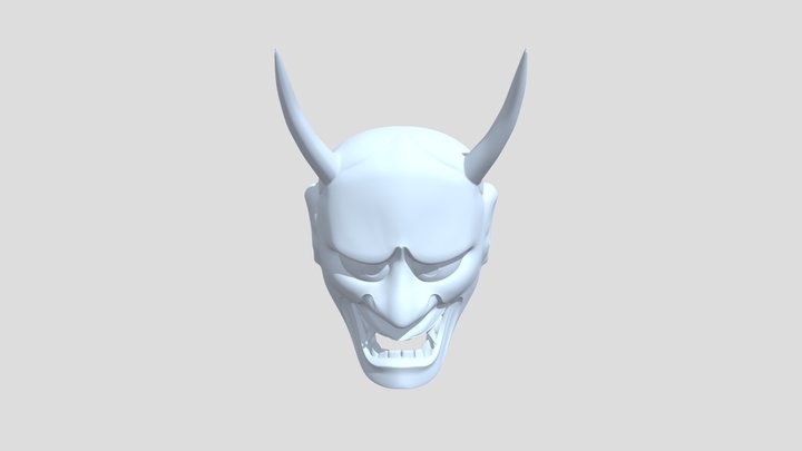 Hannya Mask 3D Model