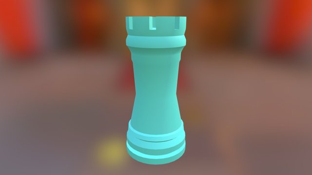 Davissam Chesspiecesrook 3D Model