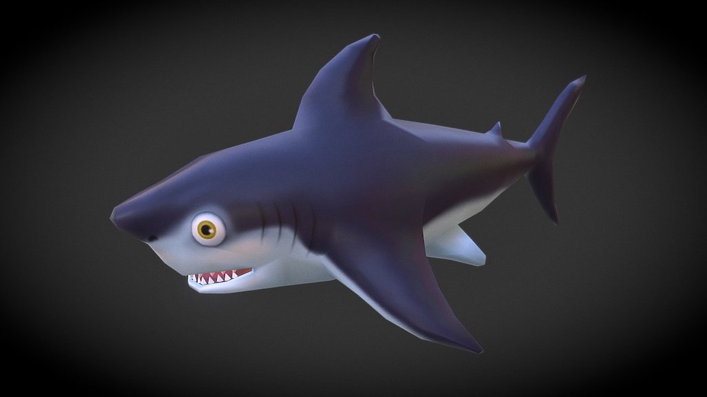 Shark - 3D model by YOURS (@double2) [1fd1f97] - Sketchfab