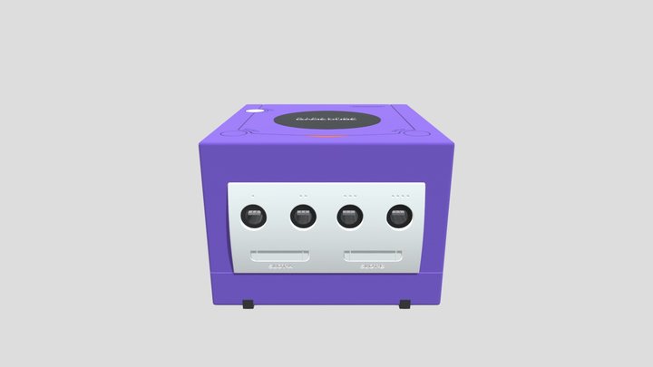 Nintendo Gamecube 3D Model