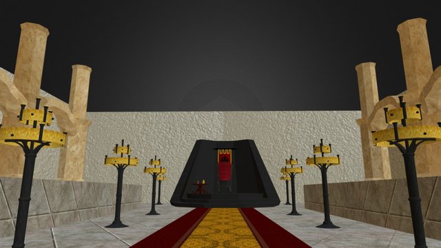 Throne Room 3D Model