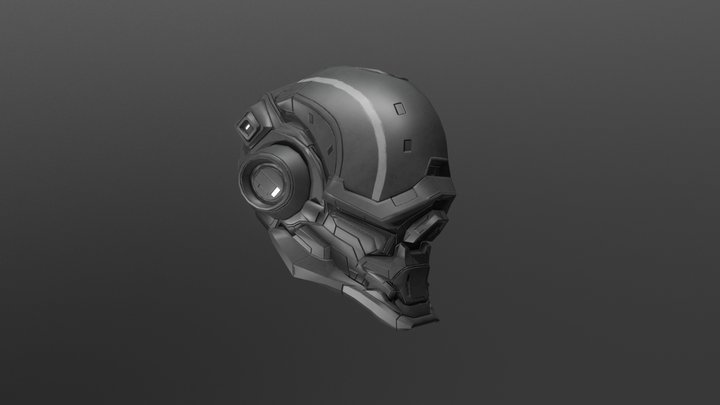 LOCUS Helmet 3D Model