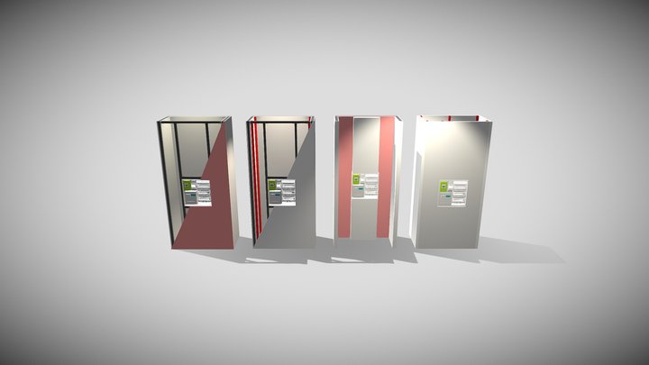 Enedis - Bac sur cloisons 3D Model