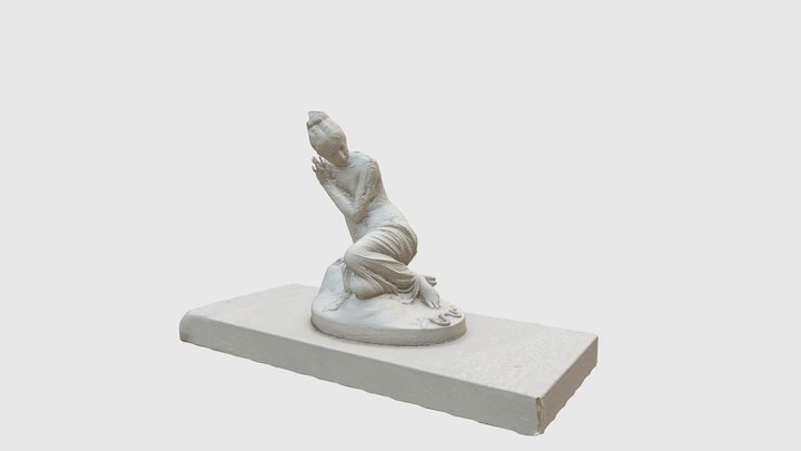 La jeune fille au serpent, by Henri Lemaire 3D Model