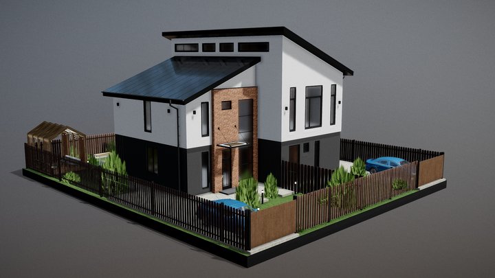 ДОМ Маленький-средний 3D Model