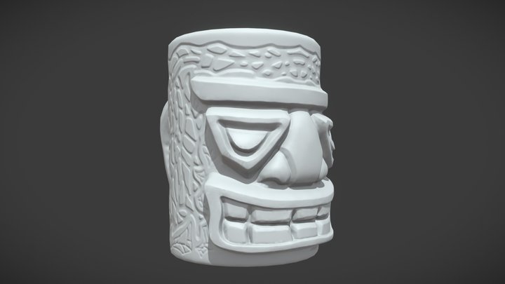 Tiki Mug 3D Model