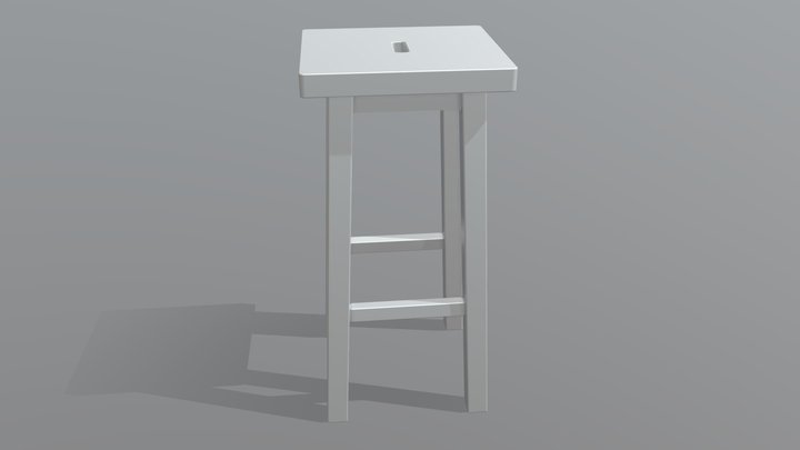 Bar Stool 3D Model