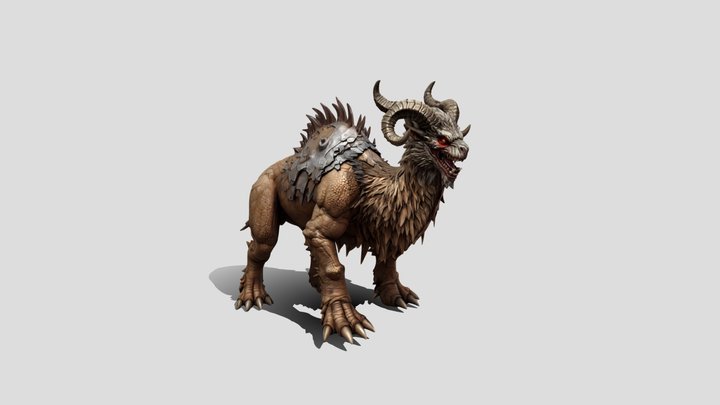 Animal warrior 3D model free – Kostenloses 3D-Modell STL