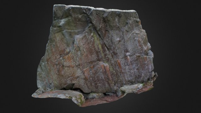 Boulder "Half Dome" - Luolavuori 3D Model