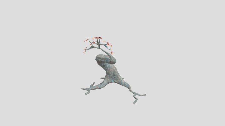 Ice Tree 3D Model
