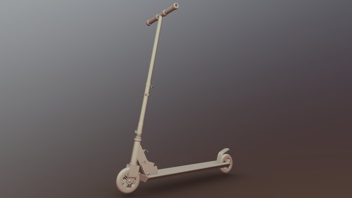 Scooter High 3D Model