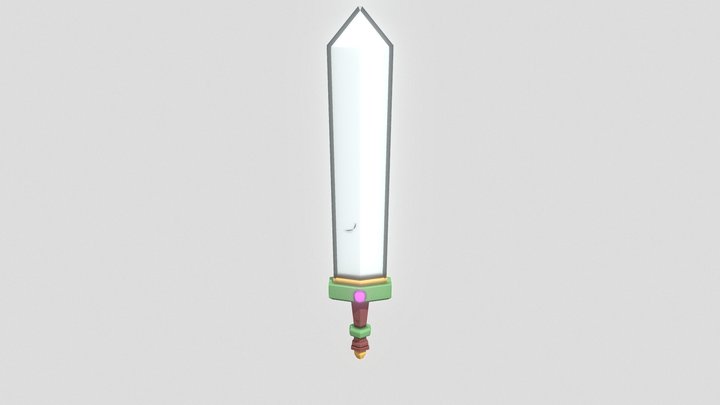 Long Sword 3D Model