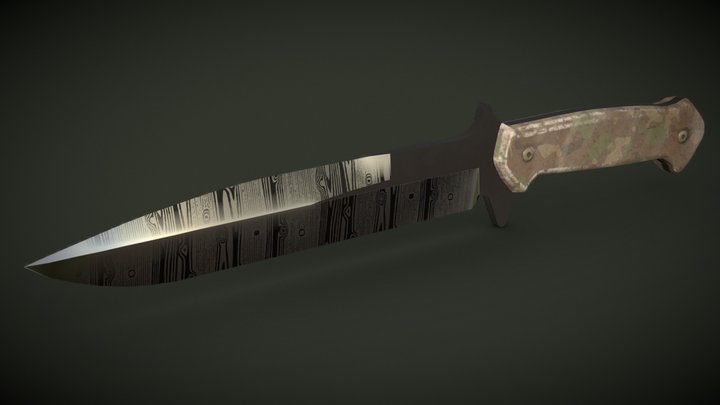 Knife 2 3D Model