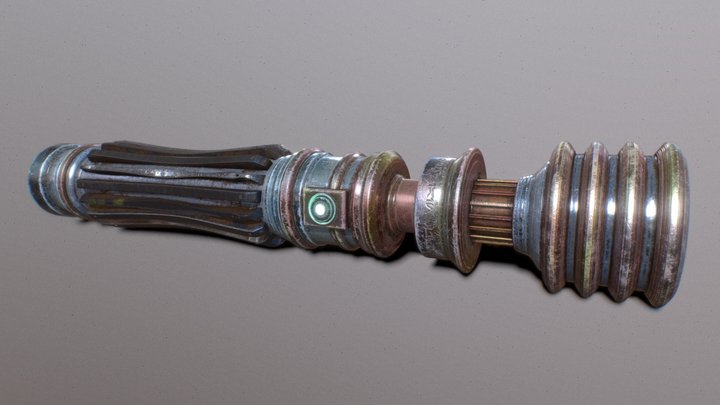 Leia's lightsaber concept 3D Model