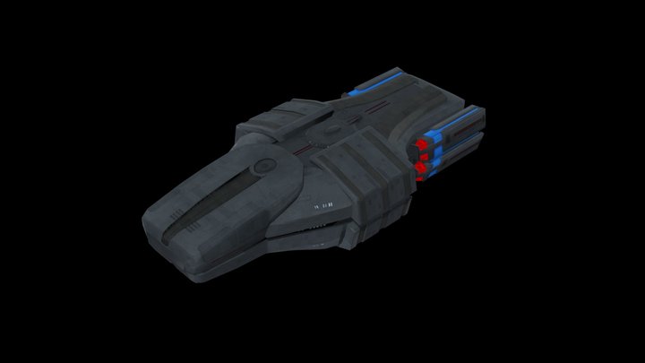 U.S.S. Typhon 3D Model