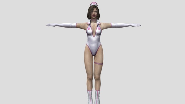 Eileen Galvin Nurse Outfit - Silent Hill 4 3D Model