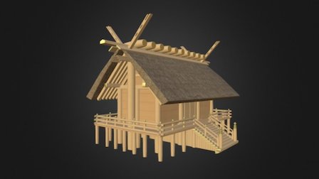 Ise Shrine 3D Model