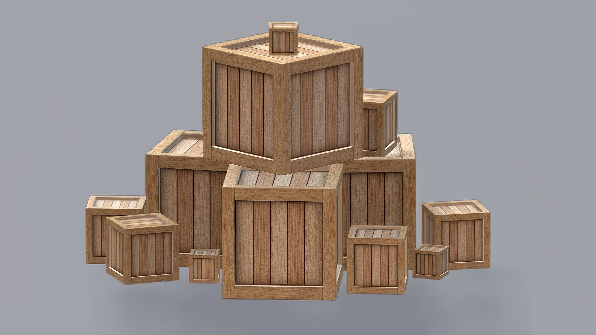 Low poly Boxes - Buy Royalty Free 3D model by 3Dee (@mellydeeis ...