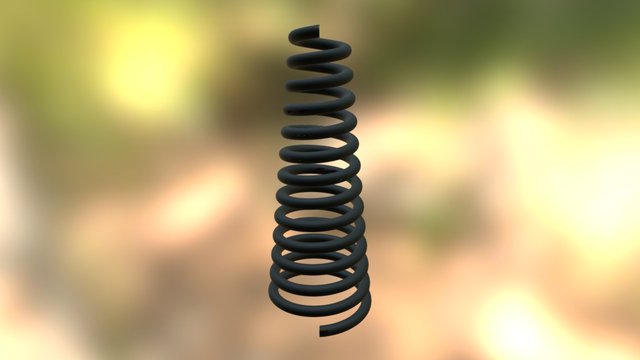 TaperedSpring 3D Model