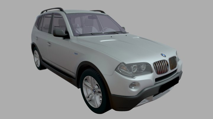 BMW X3 (E83) Facelift 3D Model