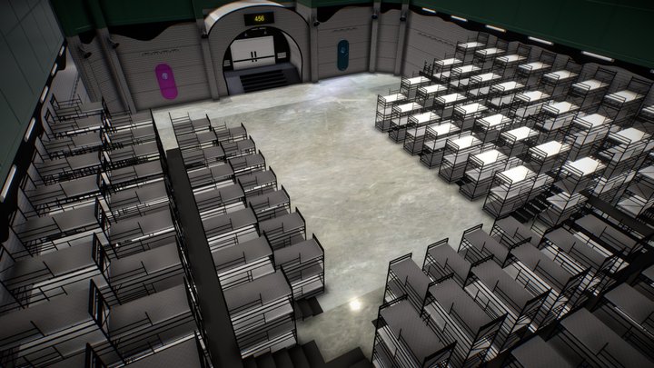 SQUID GAME Master Room map 3D Model