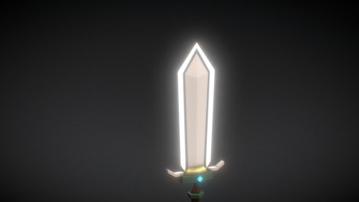 Bravery Sword 3D Model