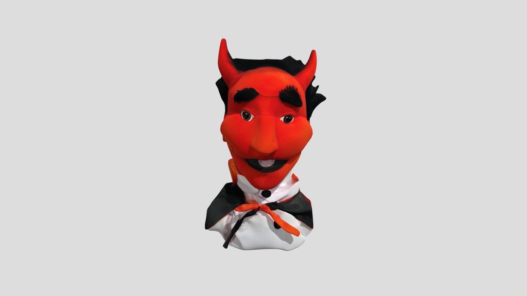 person in devil costume