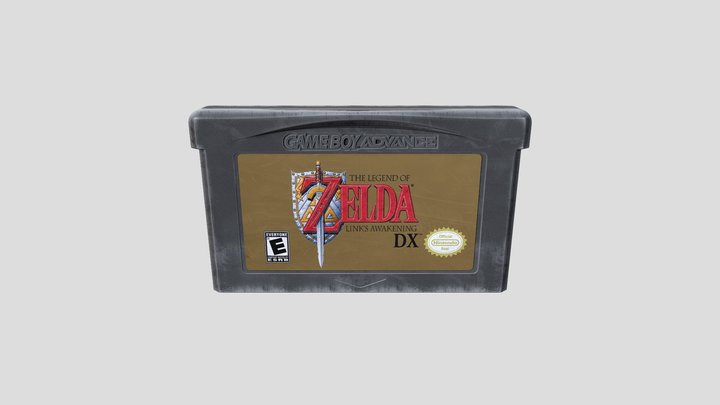 3D Zelda Cartridge: My Gaming Past in High-Res 3D Model