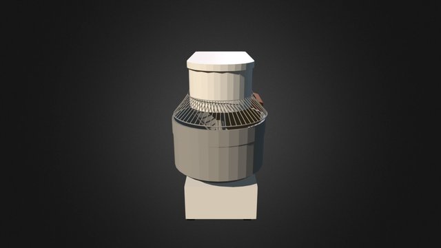 Heavy Duty Spiral Mixer 3D Model