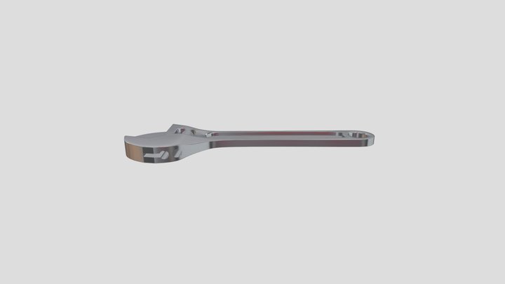 Adjustable Spanner 3D Model
