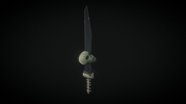 Horror Sword 3D Model
