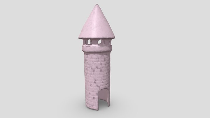 Tower_V002_LowPoly 3D Model