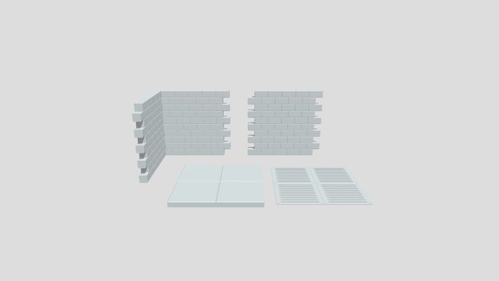 Wall and Floor Kit 3D Model