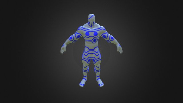 Solo Superhero 3D Model