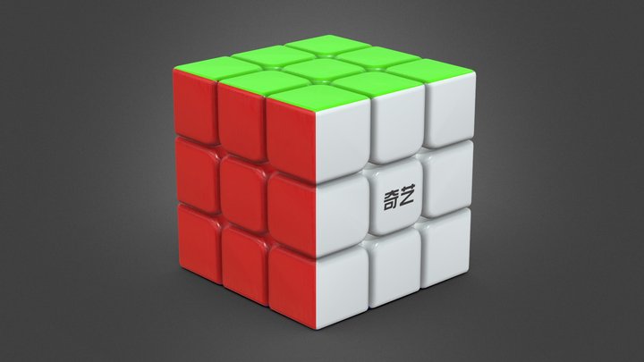 QY Rubik's Cube 3D Model