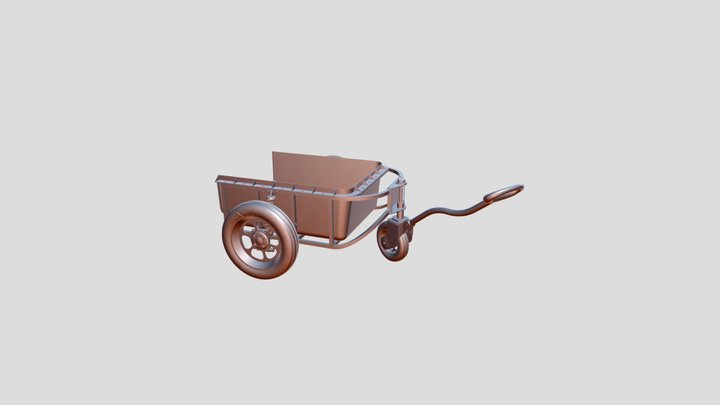 Cart Mobile 3D Model