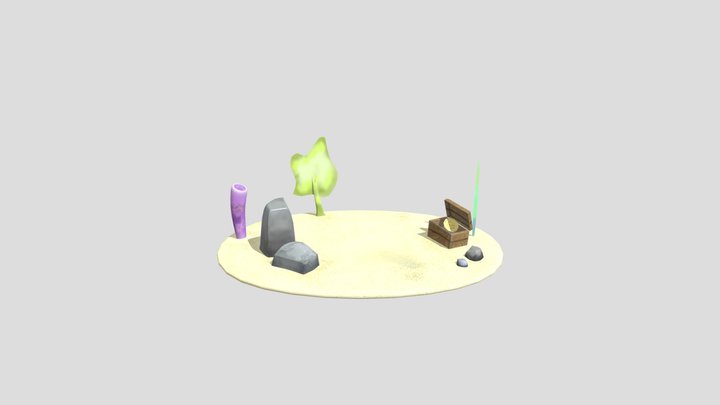 individual assets with all textures 3D Model