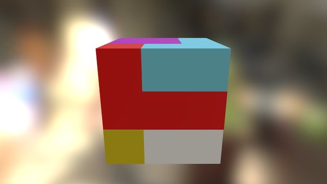 Puzzle Cube assembly 3D Model