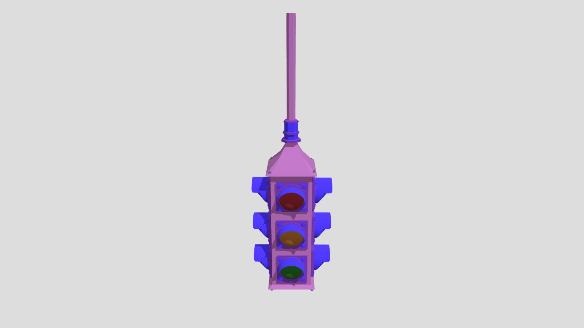 Feu 3 couleurs - 3D model by Ariii_8 [1fea5ff] - Sketchfab